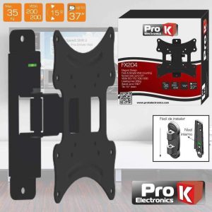 Suporte Lcd/LED 12/37" 15º Vesa 200/200 35kg PROK - (FX204)