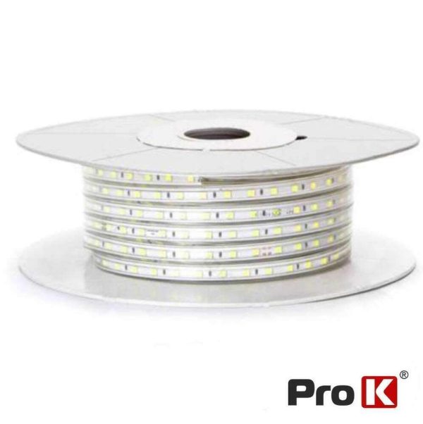 FITA 3000 LEDS 5050 IMPERMEÁVEL Verde 220V 50m PROK - (FL54GRN/50)