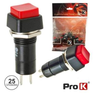 Interruptor Pressão Off-(On) 25x PROK - (ITR303A/25)