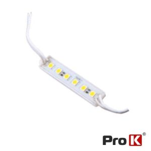 Módulo C/ 6 LEDS 5050 3W Azul 270Lm 12V IP65 PROK - (MODULED630BN)
