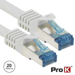Cabo De Rede S/FTP CAT6E 20m Cinzento PROK - (CFTP6E20B)