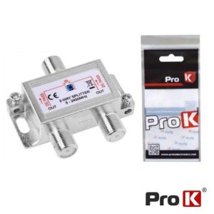 Repartidor Fichas F C/2 Vias 2500mhz PROK - (VPK-REPF02)
