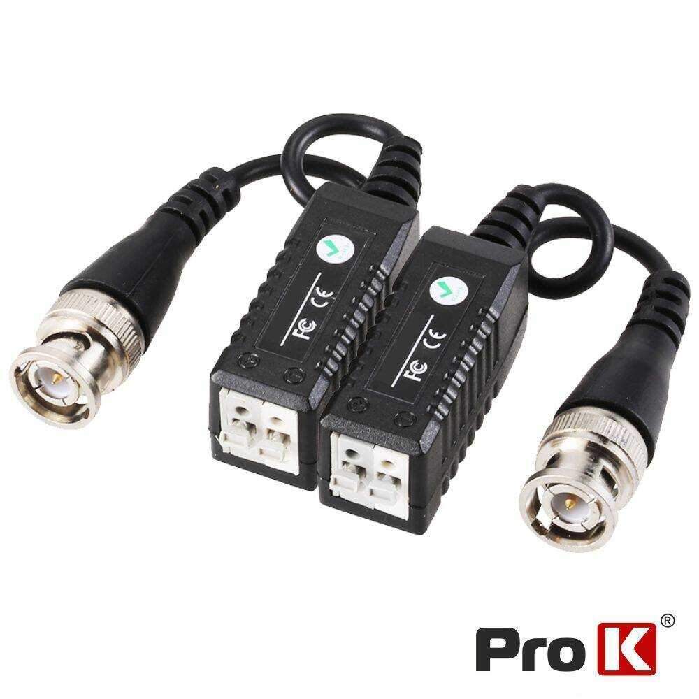 Conversor Passivo Hd 2x Balun Vídeo Terminais Aperto PROK - (BALUN02HD)