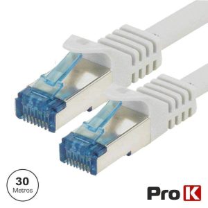 Cabo De Rede S/FTP CAT6E 30m Cinzento PROK - (CFTP6E30B)