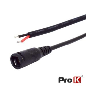 Cabo Alimentação DC Macho 5.5x2.5mm 0.10M PROK - (CVI10.1AC)