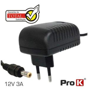 Alimentador Switching 12V 3a PROK - (FAS12V3A(C))