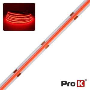 Fita COB 24V 16W/m Vermelho 10m IP44 PROK - (FL62R/10)