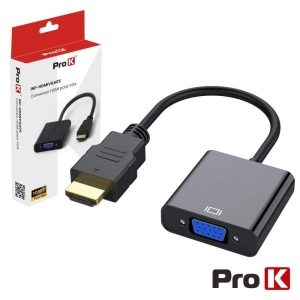 Cabo Adaptador HDMI -> VGA PROK - (INF-HDMIVGA05)