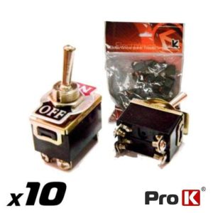 Interruptor Alavanca On-Off 10a/250v 10X PROK - (ITR101A/10)