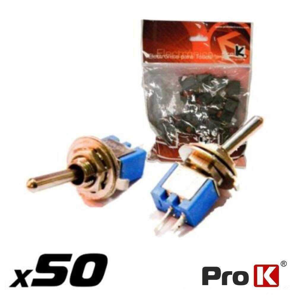 Interruptor Alavanca Sub-Miniatura On-Off 50x PROK - (ITR201A/50)