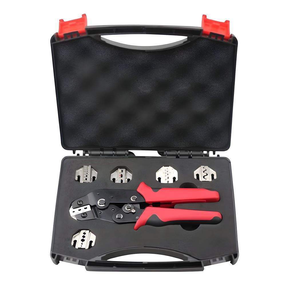 Alicate de Cravar Terminais c/Mala e 6 Ponteiras PROK - (MODCRIMPSET06)