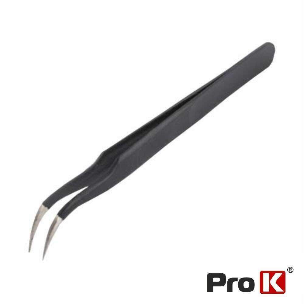 Pinça Anti Estática Angular 120mm PROK - (PINAE01F)