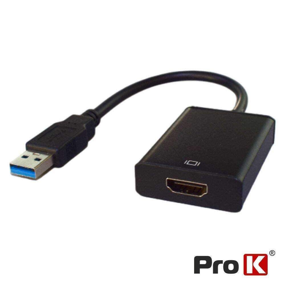 Cabo Adaptador USB-A 3.0 P/ HDMI PROK - (PK-USBA30HDMI)