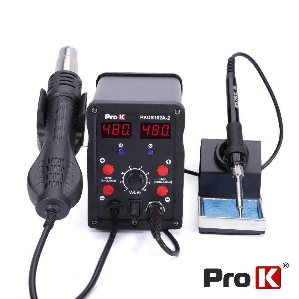 Estação De Soldar E Dessoldar SMD Ar Quente 750W PROK - (PKDS102A-2)