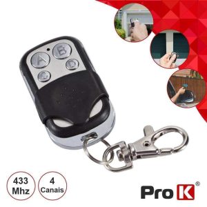 Comando Garagem Universal 4 Canais 433mhz PROK - (VIPOPEN4/2)