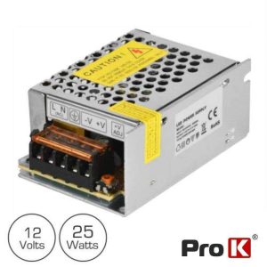 Fonte De Alimentação Industrial 12V 25W 2a PROK - (FAI12V-2A(C))