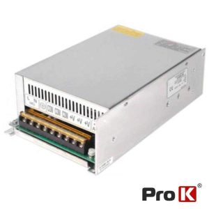 Fonte De Alimentação Industrial 12V 600W 50A PROK - (FAI12V-50A(C))