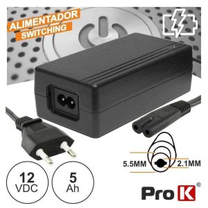 Alimentador Switching 12V 5a PROK - (FAS12V5AB(C))