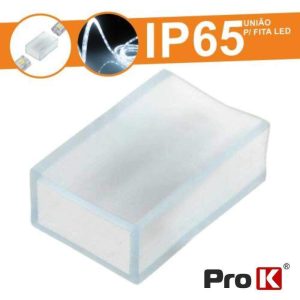 União Borracha P/ Fita LEDS 2p Monocor IP65 PROK - (FL50/UP2)