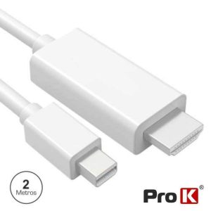 Cabo Mini Displayport Macho / HDMI Macho 1.8m - (INF-MDISPLAYHDMIM)