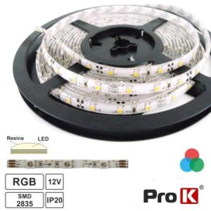 Fita 300 LEDS 2835 RGB 12V 5m PROK - (FL42RGB)
