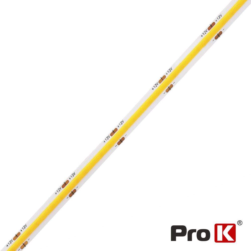 Fita COB 12V 12W/m 1560lm/m 4200K 5m IP20 PROK - (FL63NW)