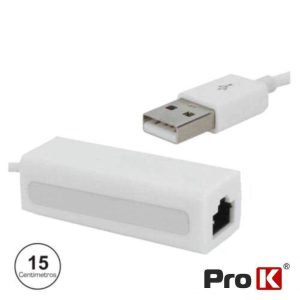 Cabo Adaptador USB / RJ45 10/100Mbps PROK - (PK-USBRJ45)
