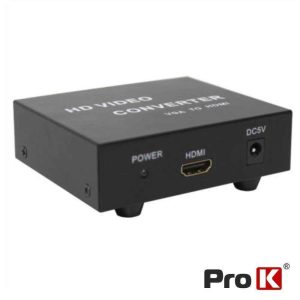 Conversor VGA P/ HDMI Fêmea + 2 RCA Fêmea PROK - (PK-VGAHDMI02)