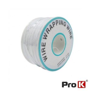 Cabo Multifilar Branco 0.25mm Rolo 250m PROK - (PKCM0.25/250W)