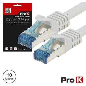 Cabo De Rede S/FTP CAT6E 10m Cinzento PROK - (CFTP6E10B)