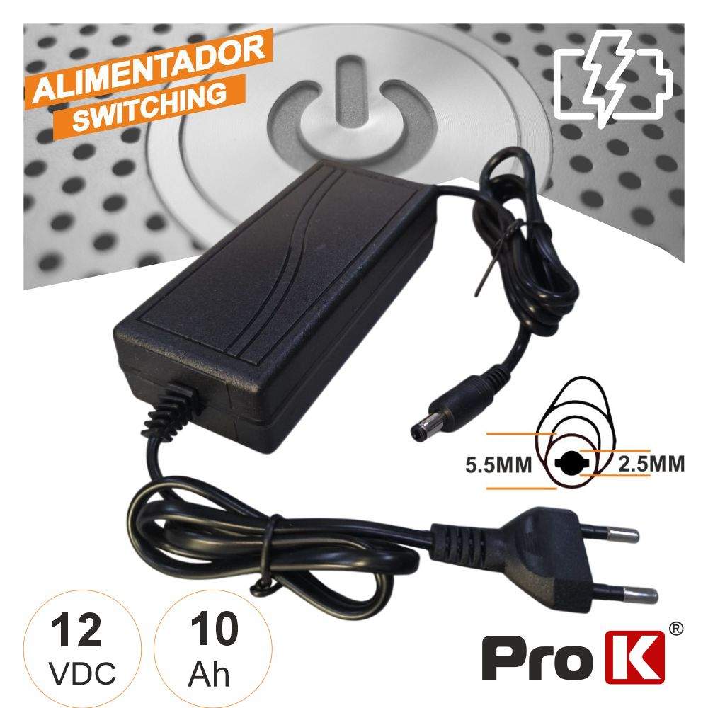 Alimentador Switching 12V 10A - (FAS12V10A(H))