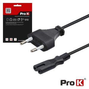 Cabo Alimentação AC Plano / Tipo 8 IEC C7 1.5m PROK - (CIEC7/1.5B)