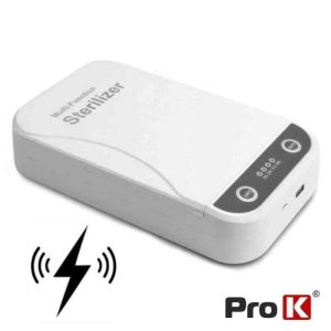 Esterilizador de Objetos UVC C/ Carregador Indução QI PROK - (EPUV05)