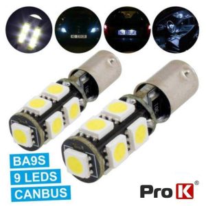 Lâmpada P/ Automóvel E4 12V 4 LED Branco Canbus 1x PROK - (LLCB04/2A)