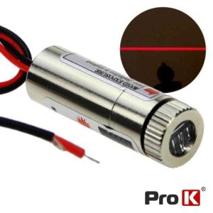 Módulo Laser Vermelho 3-5v 5mW Linha PROK - (MLV467B)
