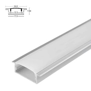 Perfil De Alumínio C/ Abas P/ Fita LED 2m PROK - (PAFL02DN)