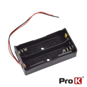 Suporte P/ 2 Pilhas 18650 PROK - (SUPBAT18650/2)