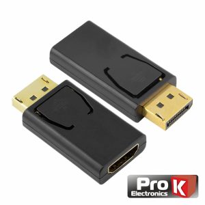 Adaptador Displayport Macho / HDMI Fêmea PROK - (ADPDP01)