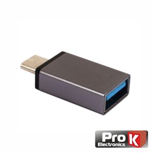 Adaptador Micro USB-B Macho / USB-A 3.0 Fêmea PROK - (ADPUSB3.0B/3)