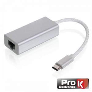 Cabo Adaptador USB-C 3.1/ RJ45 1Gbps PROK - (PK-USBCRJ45)