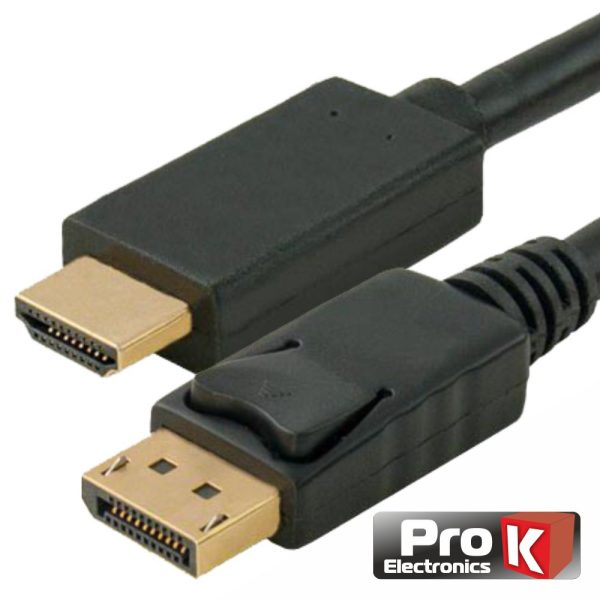 Cabo Displayport Macho / HDMI Macho 3m PROK - (CDPHDMI3A)