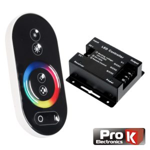 Controlador P/ Fita LEDS RGB 12V C/Comando Touch PROK - (CFL18RGB12)