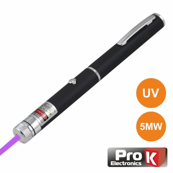 Ponteiro Laser UV 5mW PROK - (CLA005MWG02)