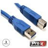 Cabo USB-A 3.0 Macho / USB-B Macho 3m PROK - (CUSB300/3)