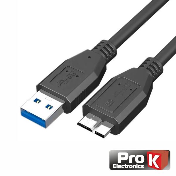 Cabo USB-A 3.0 Macho / Micro USB-B Macho 1m PROK - (CUSB302/1)