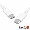 Cabo USB-C 2.0 Macho / USB-C Macho 1M Branco PROK - (CUSB311/1W)