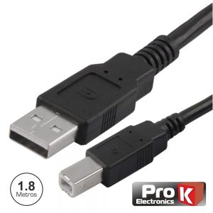 Cabo USB-A 2.0 Macho / USB-B Macho 0.50m PROK - (CUSB349/75)