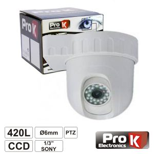 Câmara Vigilância Dome Ccd Cores Ptz 420l 1/3" Sony PROK - (CVC087LA)