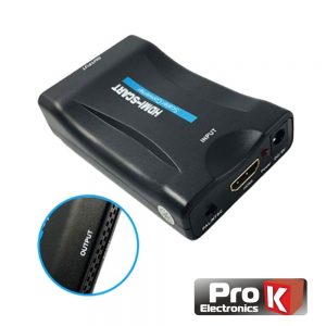 Conversor HDMI/Mhl P/ Scart 720p/1080p PROK - (PK-HDMISCART)