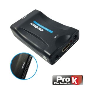 Conversor HDMI P/ Scart 720p/1080p PROK - (PK-HDMISCART)